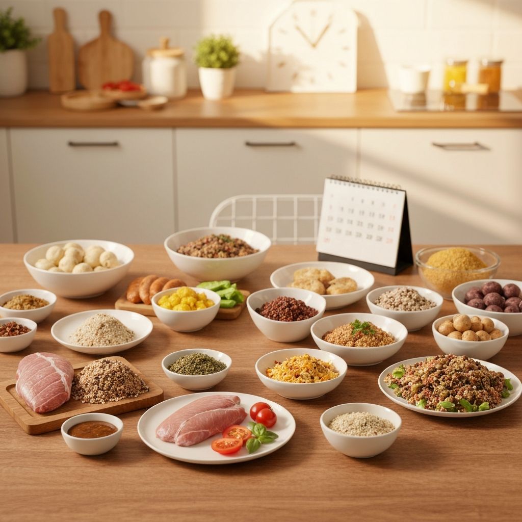 Weekly balanced eating composition